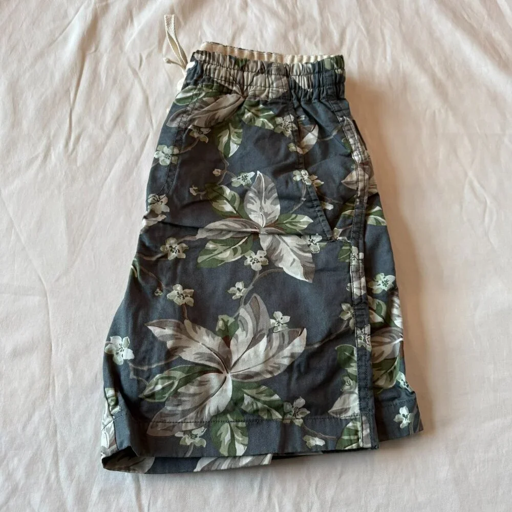 J. Crew Drawstring Patterned Shorts